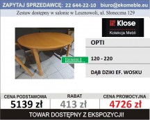 KLOSE - STÓŁ OPTI 120 - 220